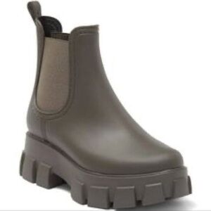 Jeffery Campbell Chunky Chelsea Boot — Olive Green Women’s Slip-On